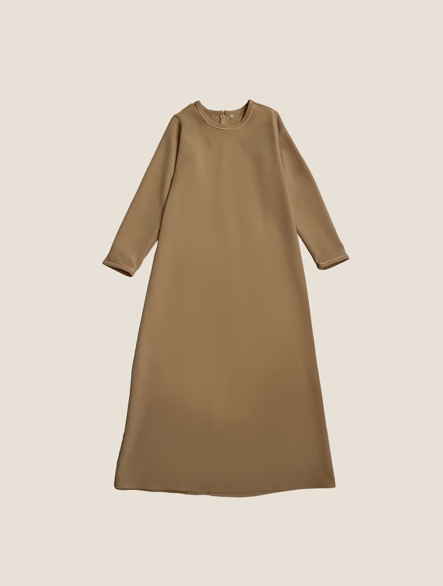 Classic Abaya Set- Frosted Almond