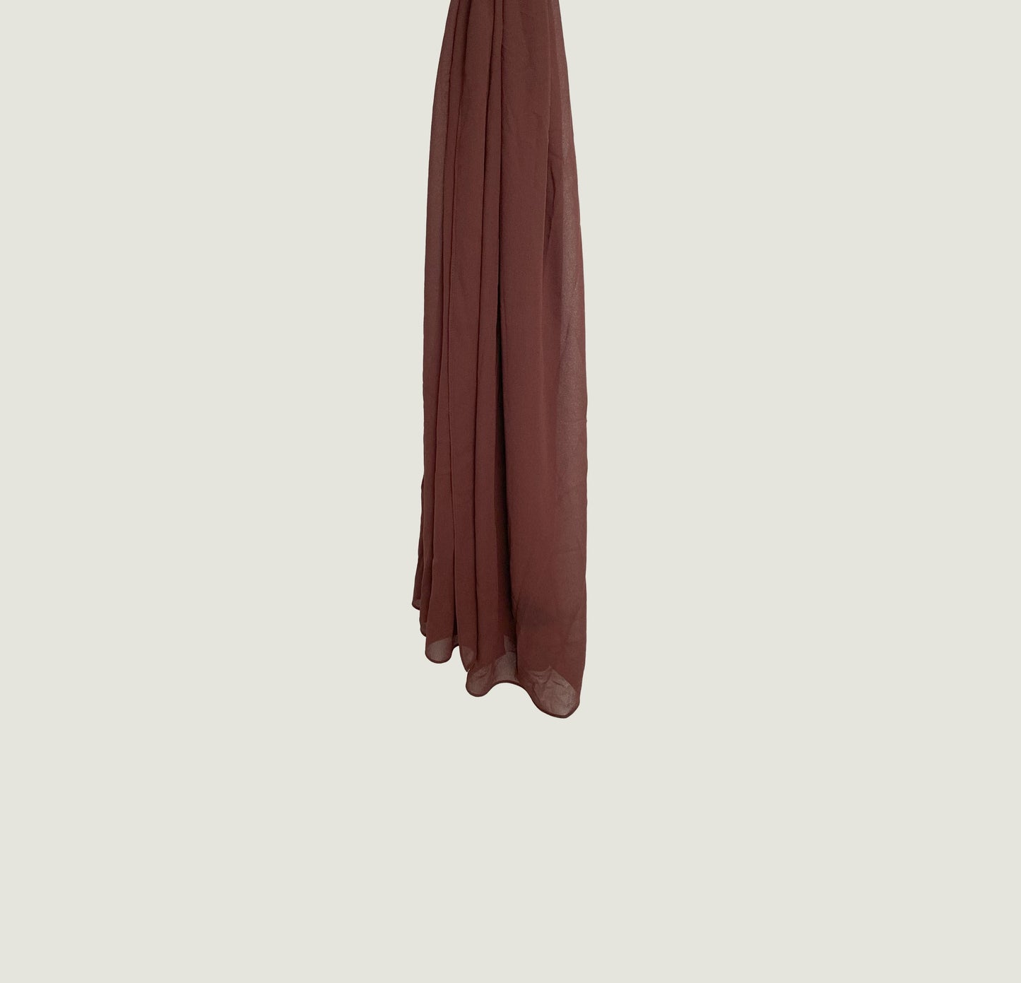 Chiffon Hijab Set-Brown