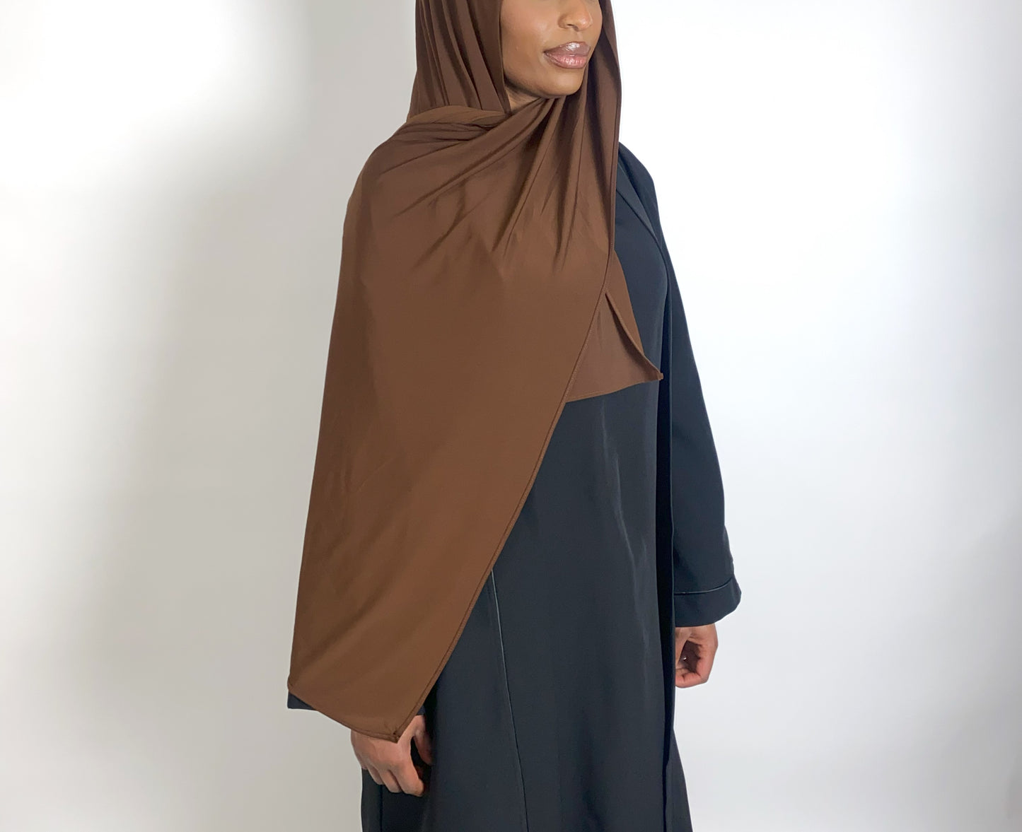 Premium Jersey Hijab - Brown