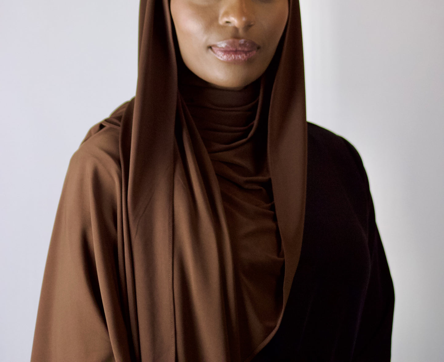 Premium Jersey Hijab - Brown