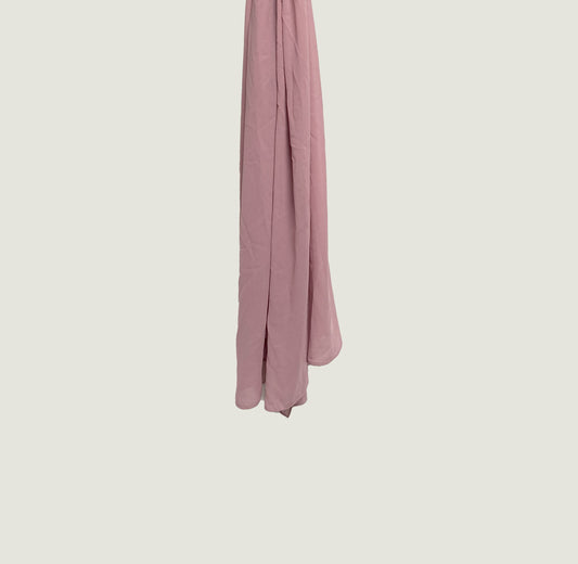 Chiffon Hijab Set- peony pink